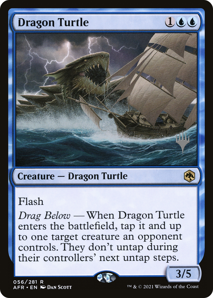 Image of Dragon Turtle (PPAFR-56P) - Adventures in the Forgotten Realms Promos Foil