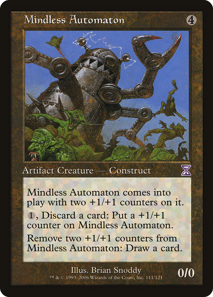 Image of Mindless Automaton (TSB-111) - Time Spiral Timeshifted Foil