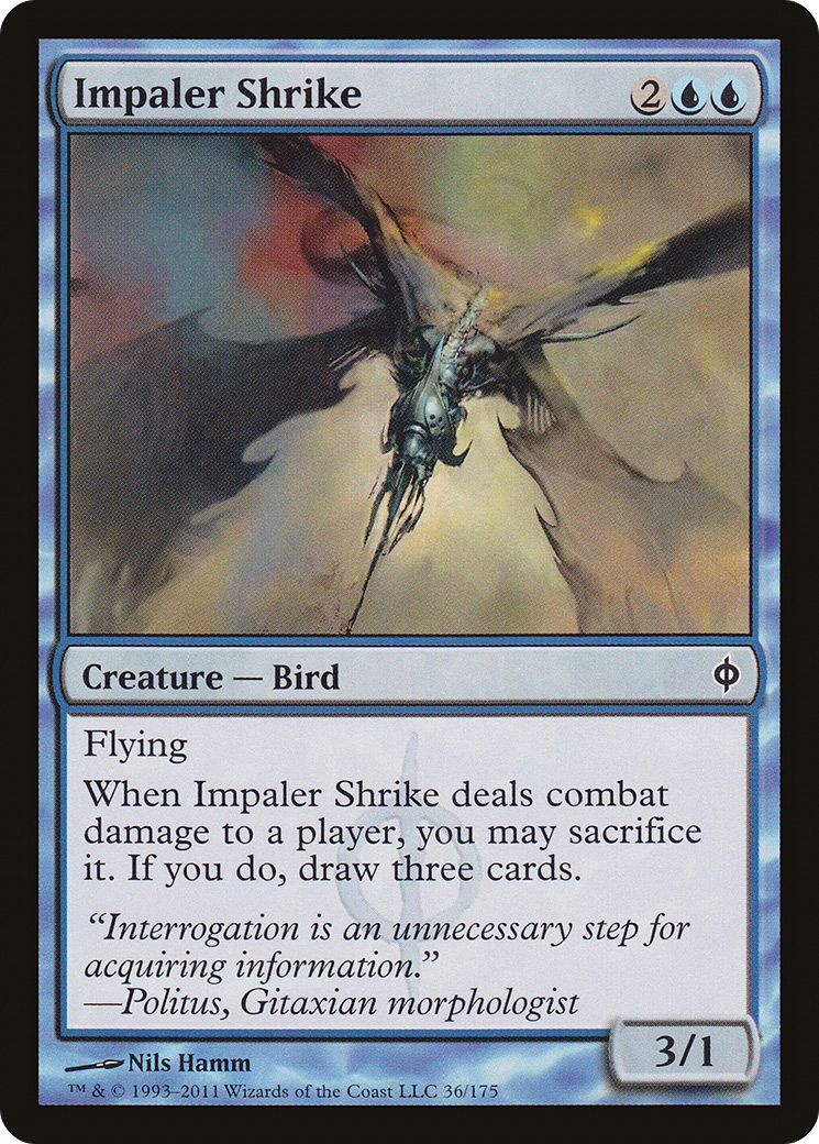 Image of Impaler Shrike (NPH-036) - New Phyrexia Foil