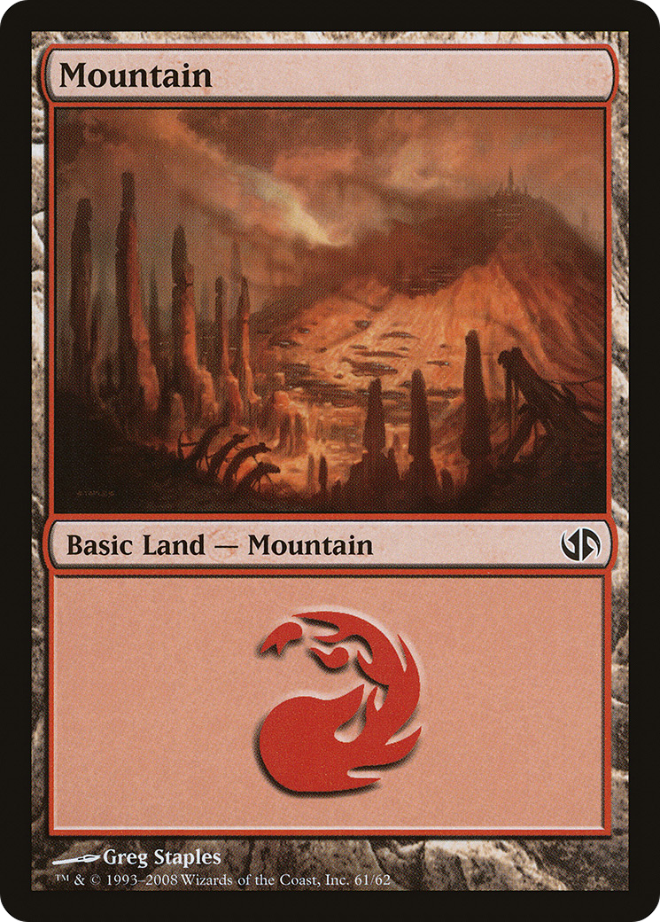 Image of Mountain (61) (DD2-061) - Duel Decks: Jace vs. Chandra