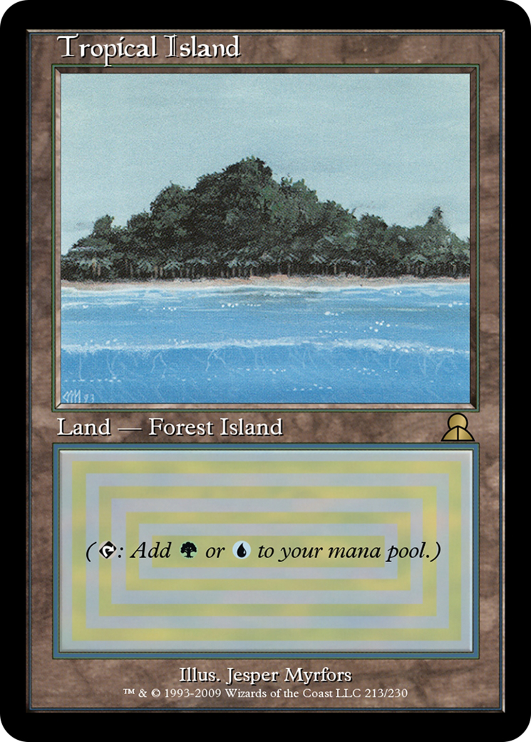 Image of Tropical Island (ME3-213) - Masters Edition III Foil