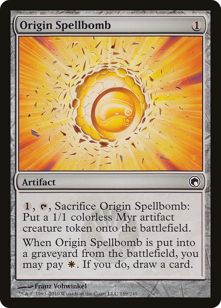 Image of Origin Spellbomb (SOM-189) - Scars of Mirrodin