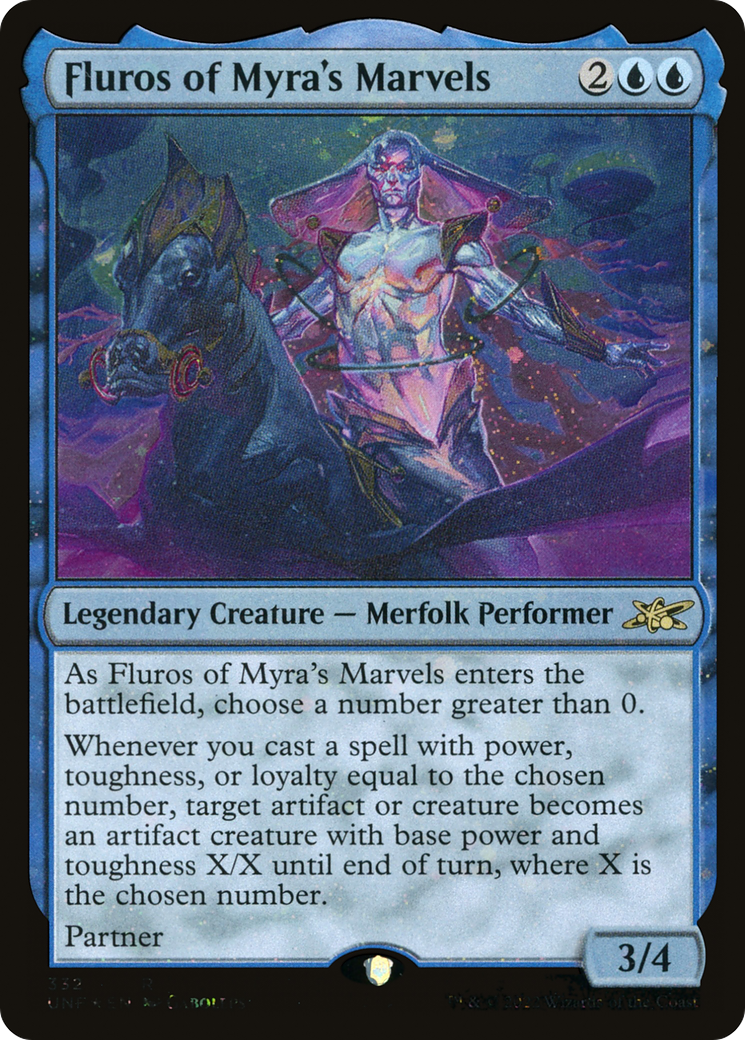 Image of Fluros of Myra's Marvels (Galaxy Foil) (UNF-332) - Unfinity Foil