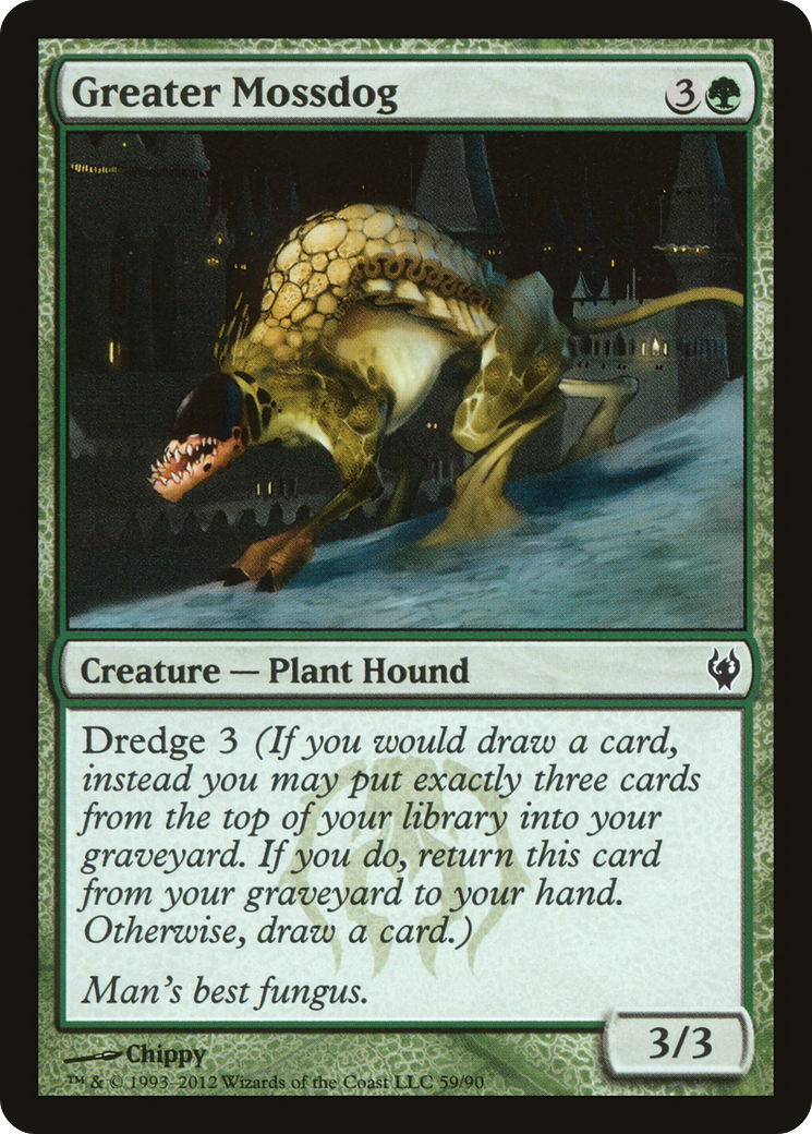 Image of Greater Mossdog (DDJ-059) - Duel Decks: Izzet vs. Golgari