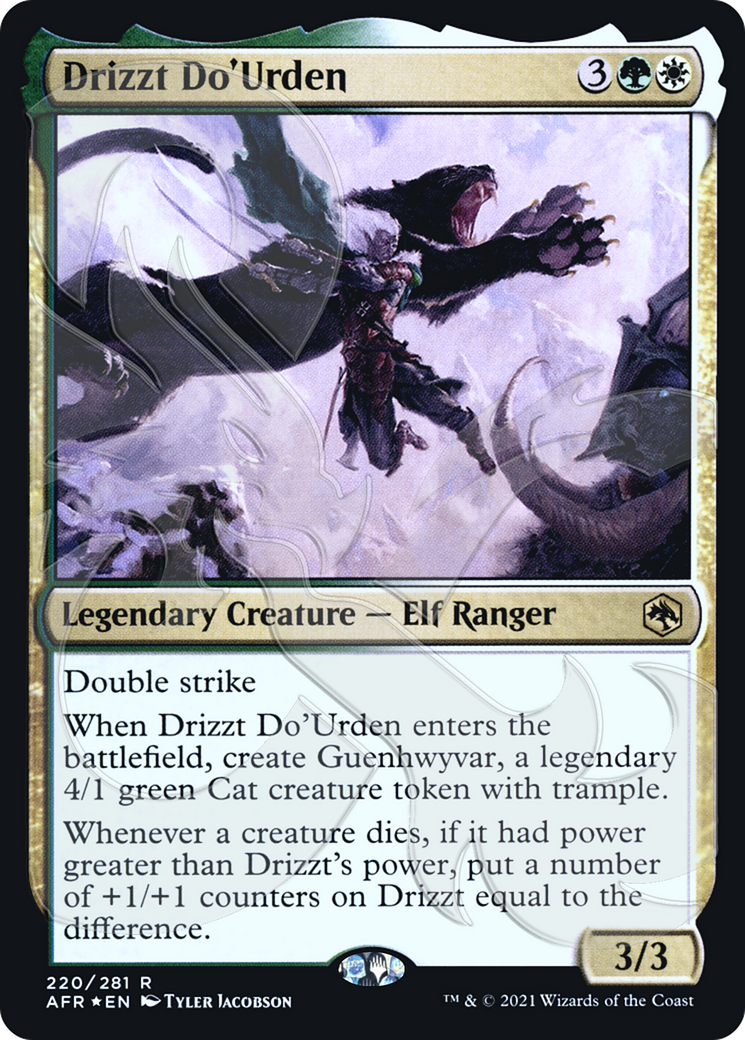 Image of Drizzt Do'Urden (AFR&-220) - Adventures in the Forgotten Realms Promos Foil