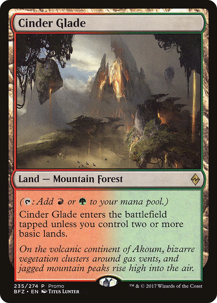 Image of Cinder Glade (SSP-235) - BFZ Standard Series