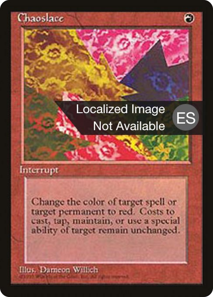 Image of Chaoslace (4BB-) - Fourth Edition Foreign Black Border