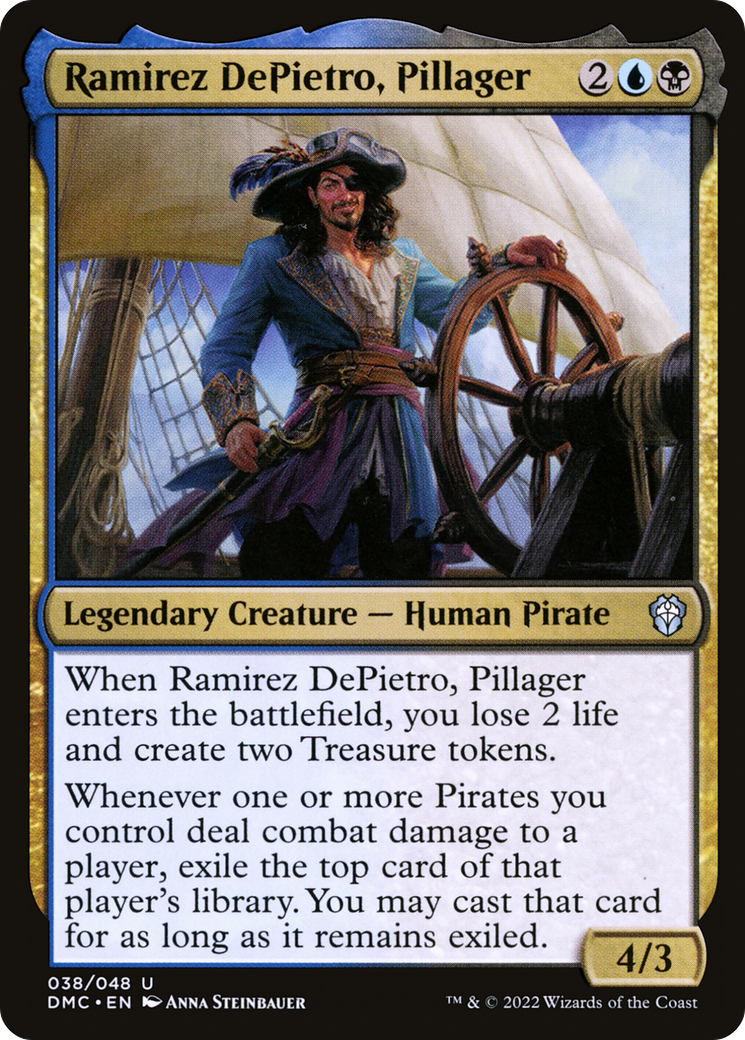 Image of Ramirez DePietro, Pillager (DMC-038) - Dominaria United Commander Foil