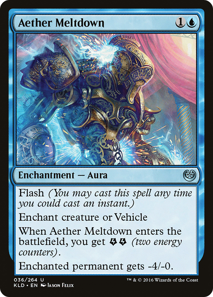 Image of Aether Meltdown (KLD-036) - Kaladesh Foil