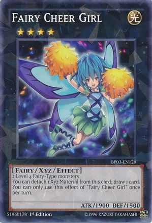 Image of Fairy Cheer Girl (Shatterfoil) (BP03-EN129) - Battle Pack 3: Monster League 1st Edition