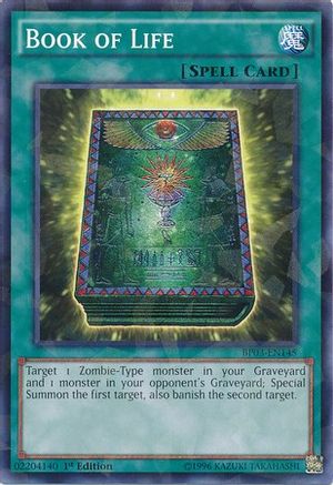 Image of Book of Life (Shatterfoil) (BP03-EN145) - Battle Pack 3: Monster League 1st Edition