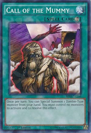 Image of Call of the Mummy (Shatterfoil) (BP03-EN146) - Battle Pack 3: Monster League 1st Edition