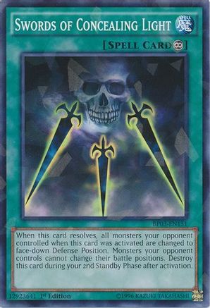 Image of Swords of Concealing Light (Shatterfoil) (BP03-EN151) - Battle Pack 3: Monster League 1st Edition