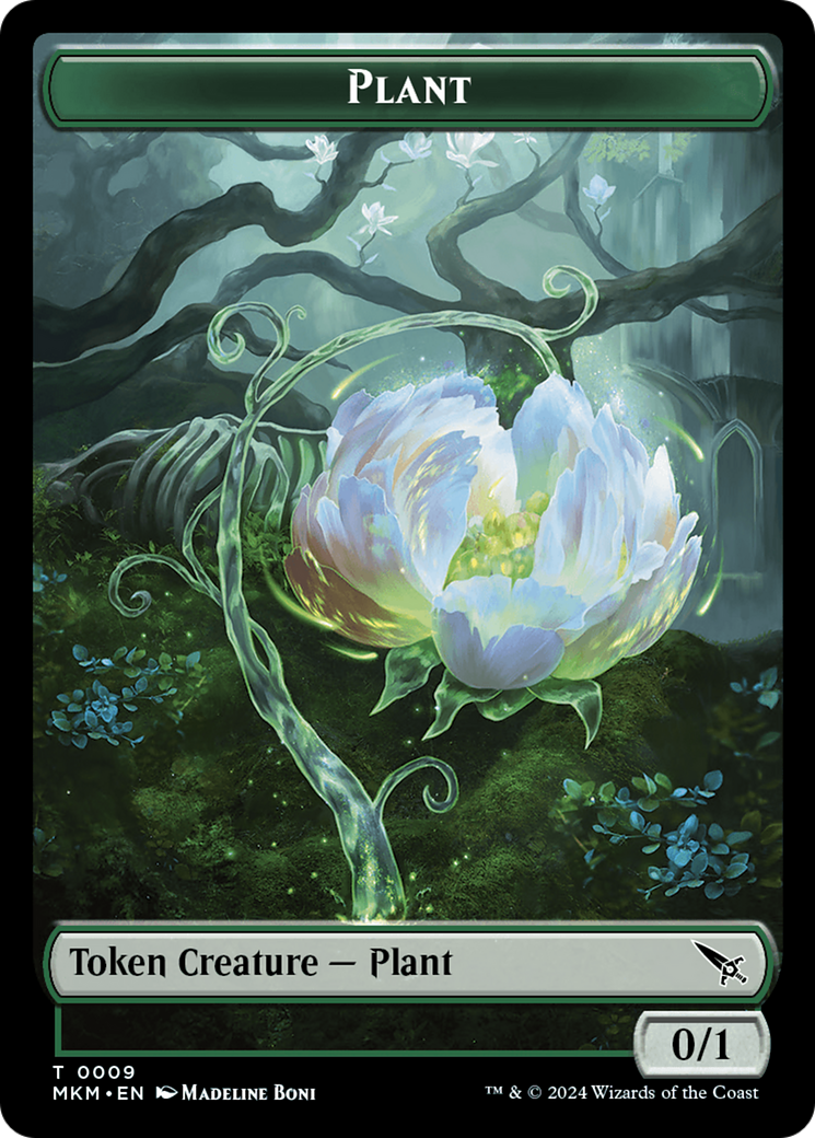 Image of Plant (TMKM-009) - Murders at Karlov Manor Tokens