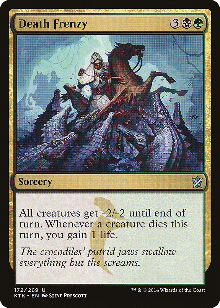 Image of Death Frenzy (KTK-172) - Khans of Tarkir Foil
