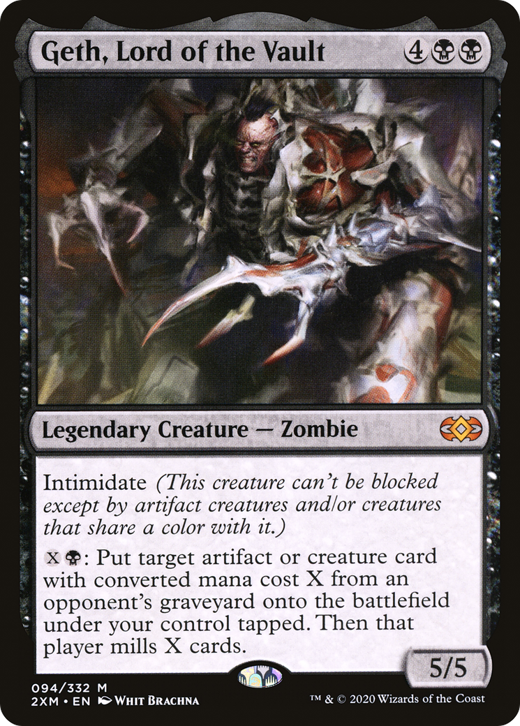 Image of Geth, Lord of the Vault (2XM-094) - Double Masters