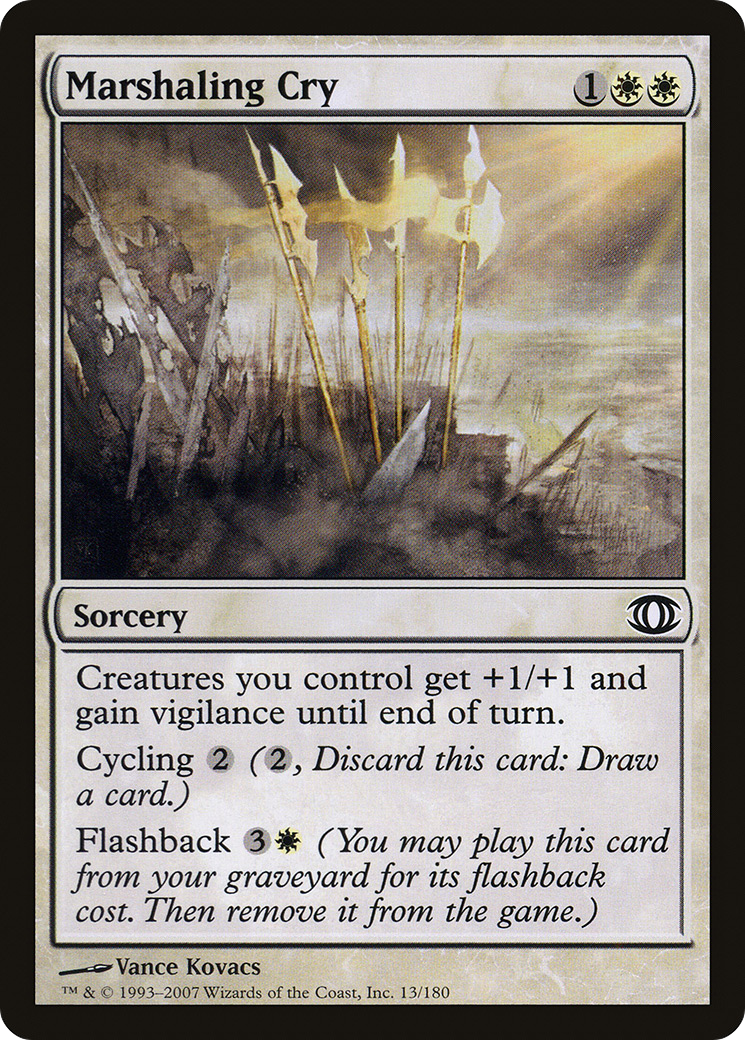 Image of Marshaling Cry (FUT-013) - Future Sight Foil