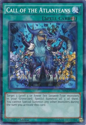 Image of Call of the Atlanteans (Shatterfoil) (BP03-EN178) - Battle Pack 3: Monster League 1st Edition