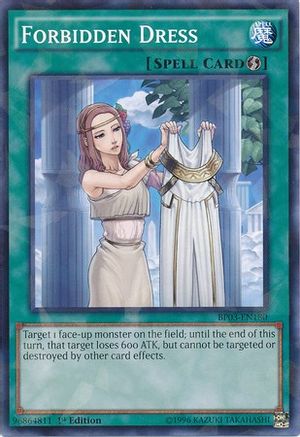 Image of Forbidden Dress (Shatterfoil) (BP03-EN180) - Battle Pack 3: Monster League 1st Edition