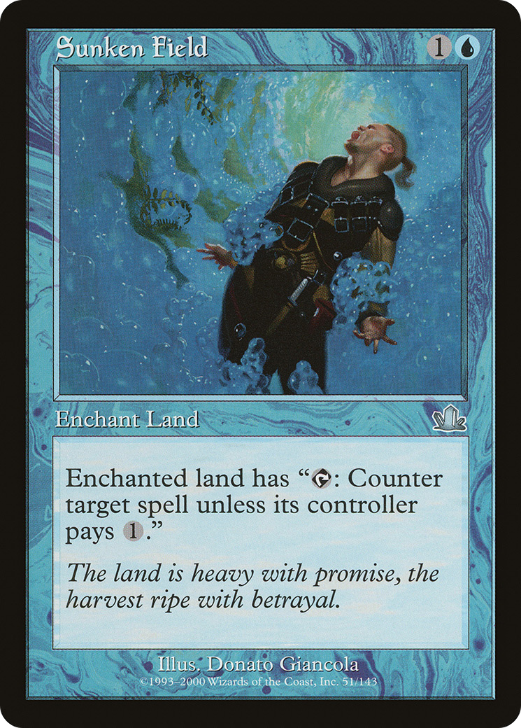 Image of Sunken Field (PCY-051) - Prophecy Foil
