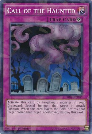 Image of Call of the Haunted (Shatterfoil) (BP03-EN187) - Battle Pack 3: Monster League 1st Edition