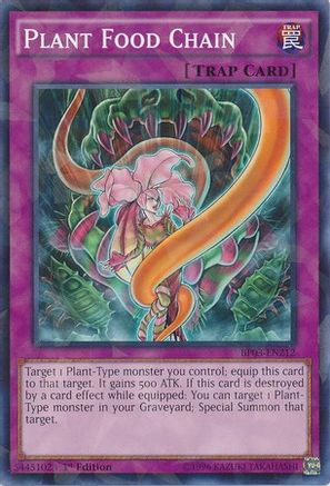 Image of Plant Food Chain (Shatterfoil) (BP03-EN212) - Battle Pack 3: Monster League 1st Edition