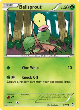 Image of Bellsprout 001  XY  Furious Fists - Common