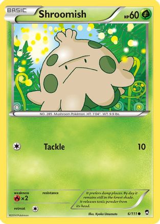 Image of Shroomish 006  XY  Furious Fists - Common