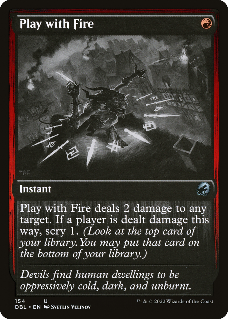 Image of Play with Fire (DBL-154) - Innistrad: Double Feature Foil