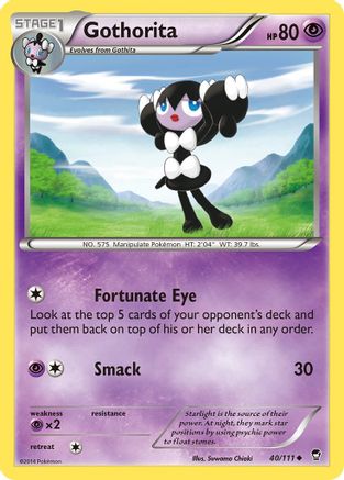 Image of Gothorita 040  XY  Furious Fists - Uncommon