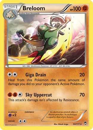 Image of Breloom 050/111  XY  Furious Fists - Rare
