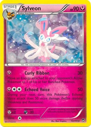 Image of Sylveon 072/111  - Holofoil Deck Exclusives - Holo Rare