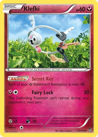 Image of Klefki 073  - Reverse Holofoil XY  Furious Fists - Uncommon