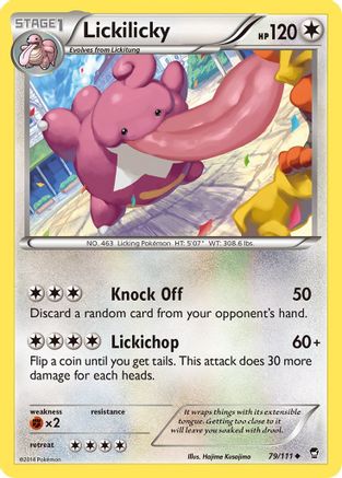 Image of Lickilicky 079  XY  Furious Fists - Uncommon