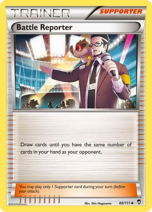 Image of Battle Reporter 088  XY  Furious Fists - Uncommon