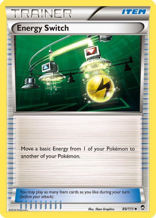 Image of Energy Switch 089/111  XY  Furious Fists - Uncommon