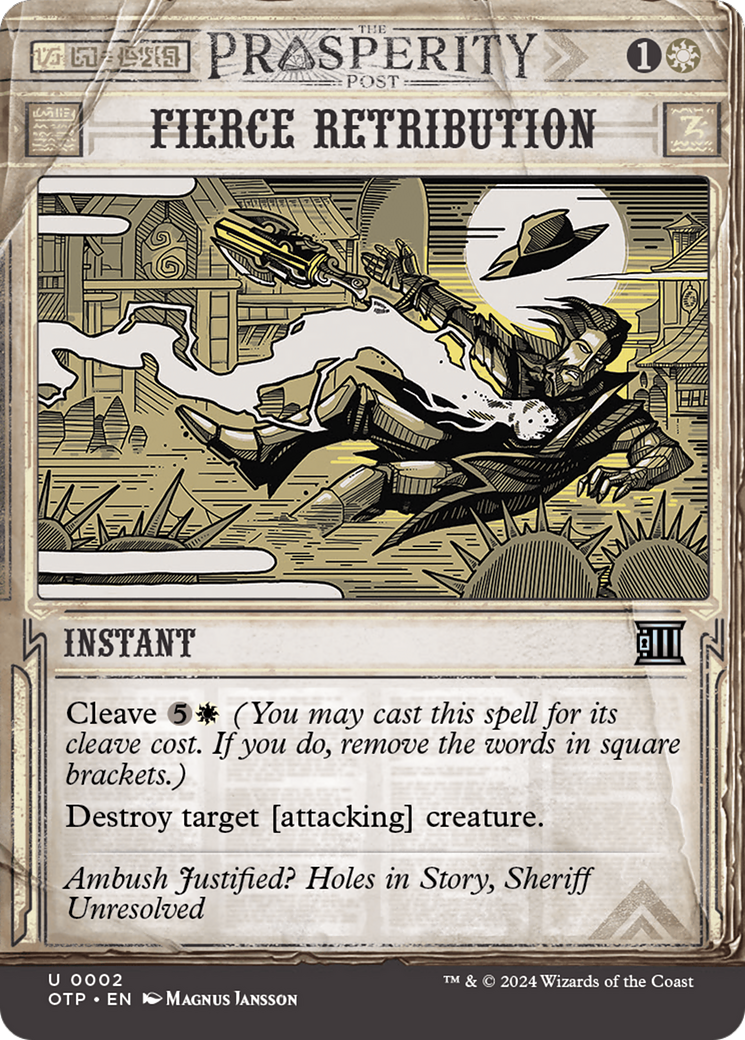 Image of Fierce Retribution (OTP-002) - Breaking News: (Showcase) (Borderless)