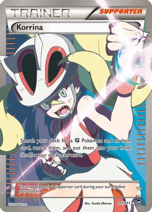 Image of Korrina (111 Full Art) 111/111  - Holofoil XY  Furious Fists - Ultra Rare