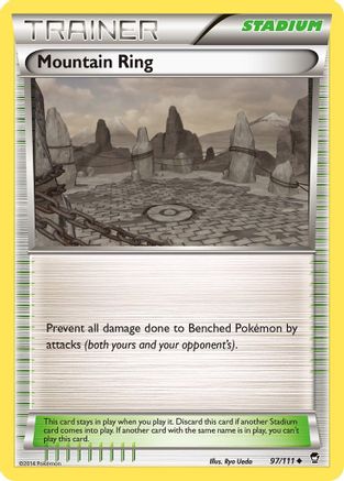 Image of Mountain Ring 097  XY  Furious Fists - Uncommon