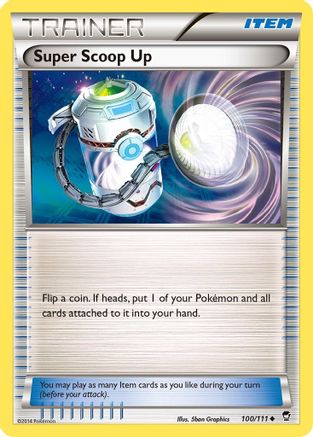 Image of Super Scoop Up 100/111  - Reverse Holofoil XY  Furious Fists - Uncommon