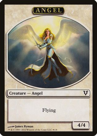 Image of Angel // Demon Double-Sided Token (AVR-1 // 5) - Avacyn Restored Foil