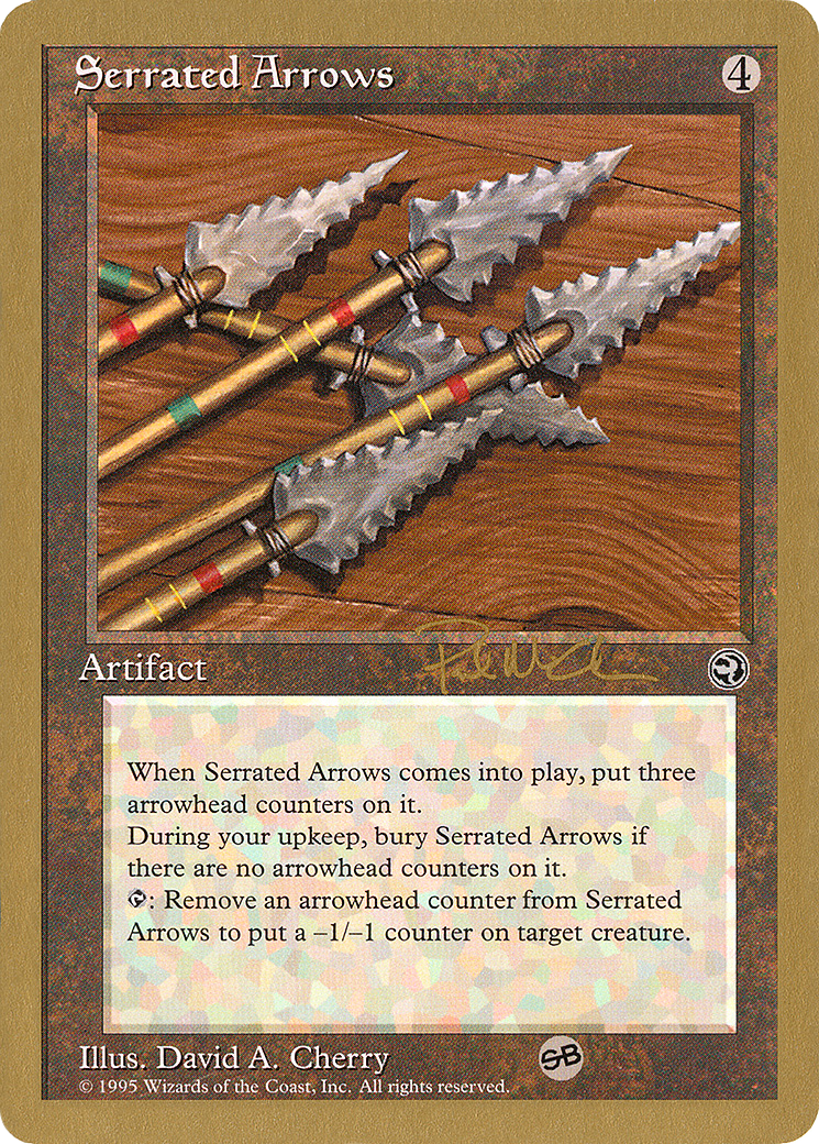Image of Serrated Arrows - 1997 Paul McCabe (HML) (SB) (WCD-) - World Championship Decks 1997