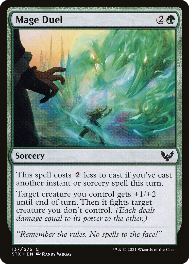 Image of Mage Duel (STX-137) - Strixhaven: School of Mages