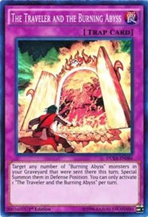 Image of The Traveler and the Burning Abyss (DUEA-EN086) - Duelist Alliance Unlimited