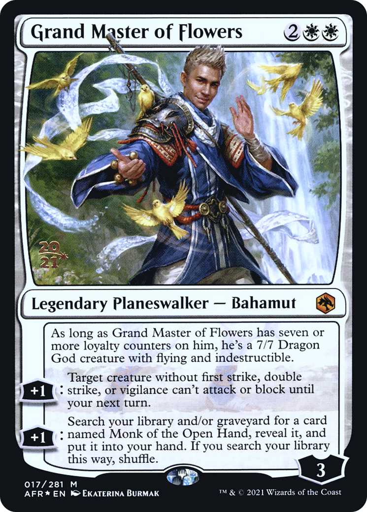 Image of Grand Master of Flowers (PRE-017) - Adventures in the Forgotten Realms Promos Foil