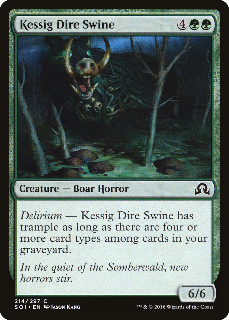 Image of Kessig Dire Swine (SOI-214) - Shadows over Innistrad