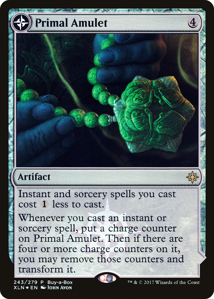 Image of Primal Amulet (BABP-243) - XLN Treasure Chest: (compasslanddfc) Foil