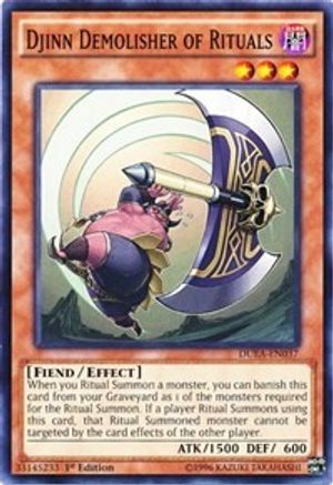 Image of Djinn Demolisher of Rituals (DUEA-EN037) - Duelist Alliance Unlimited