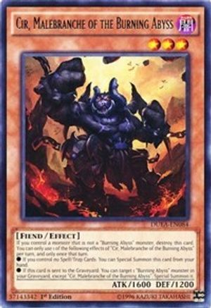 Image of Cir, Malebranche of the Burning Abyss (DUEA-EN084) - Duelist Alliance Unlimited
