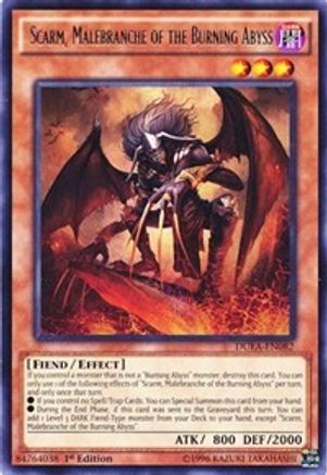 Image of Scarm, Malebranche of the Burning Abyss (DUEA-EN082) - Duelist Alliance 1st Edition